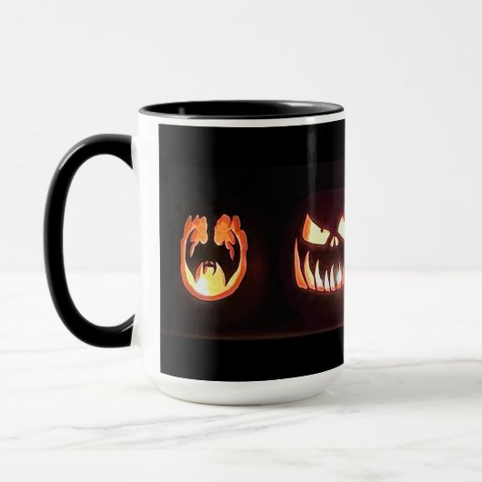 Happy Halloween Pumpkin Mok (Links)