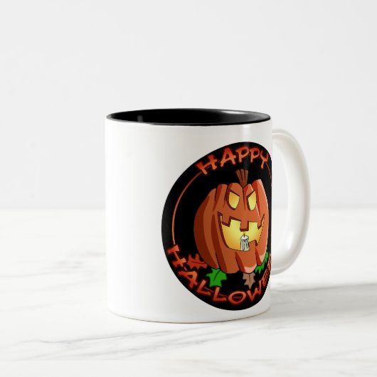 Happy Halloween Pumpkin Mok (Voorkant rechts)