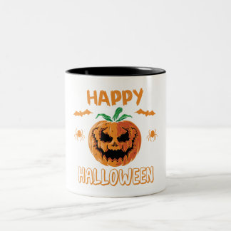 Happy Halloween Pumpkin Mok – Spooky Coffee Cup