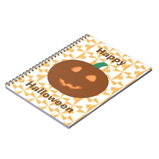 Happy Halloween Pumpkin Notitieboek (Linkerzijde)