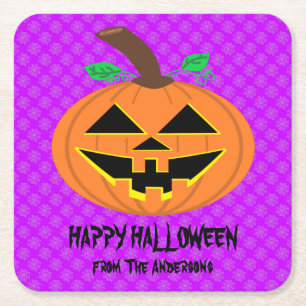 Happy Halloween Pumpkin Onderzetters