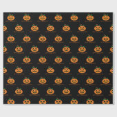 Happy Halloween Pumpkin-pakpapier Cadeaupapier (Vlak)