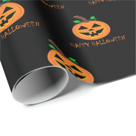 Happy Halloween Pumpkin-pakpapier Cadeaupapier