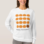 Happy Halloween Pumpkin Patch T-shirt (Voorkant)