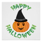 "HAPPY HALLOWEEN" PUMPKIN PERFECT POSTER (Voorkant)