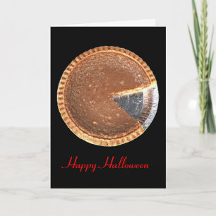 Happy Halloween Pumpkin Pie Romantic Card Kaart