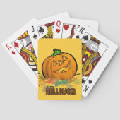 Happy Halloween Pumpkin Pokerkaarten (Achterkant)
