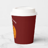 Happy Halloween Pumpkin Red Cup Papieren Bekers (Links)