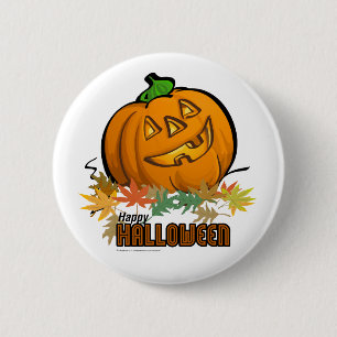 Happy Halloween Pumpkin Ronde Button 5,7 Cm