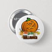 Happy Halloween Pumpkin Ronde Button 5,7 Cm (Voorkant /achterkant)
