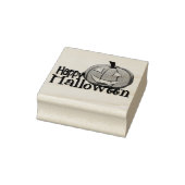 Happy Halloween Pumpkin Rubberstempel (Stempel)