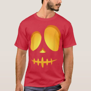 Happy Halloween Pumpkin Scary Face T-shirt