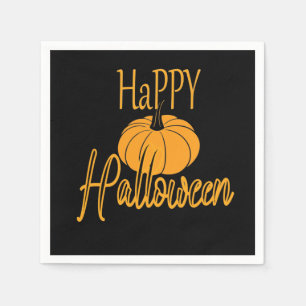 Happy Halloween Pumpkin Servet