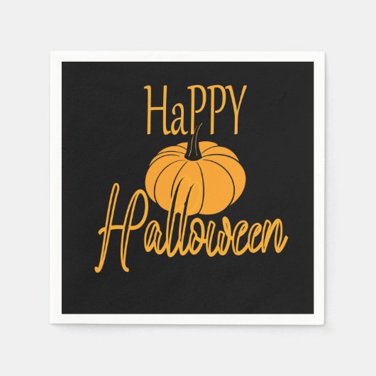 Happy Halloween Pumpkin Servet (Voorkant)