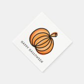 Happy Halloween Pumpkin Servet (Hoek)