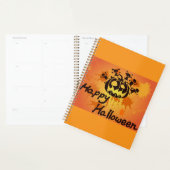 Happy Halloween Pumpkin Silhouette Illustration Planner (Display)