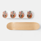 Happy Halloween Pumpkin Skateboard (Horizontaal)