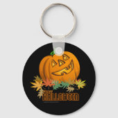 Happy Halloween Pumpkin Sleutelhanger (Voorkant)