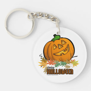 Happy Halloween Pumpkin Sleutelhanger