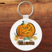 Happy Halloween Pumpkin Sleutelhanger (Voorkant)