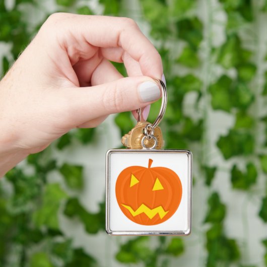 "HAPPY HALLOWEEN" PUMPKIN SLEUTELHANGER (Hand)