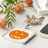"HAPPY HALLOWEEN" PUMPKIN SLEUTELHANGER (Zijkant)