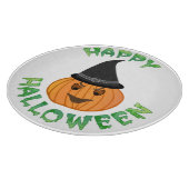 "HAPPY HALLOWEEN" PUMPKIN SNIJPLANK (Hoek)