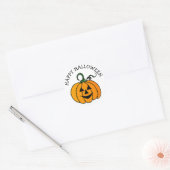 Happy Halloween Pumpkin Stickers (Envelop)