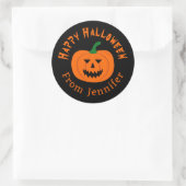Happy Halloween Pumpkin Stickers (Tas)