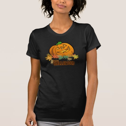 Happy Halloween Pumpkin T-shirt (Voorkant)