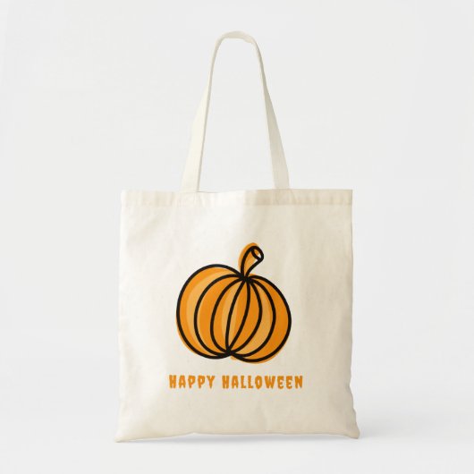 Happy Halloween Pumpkin Tote Bag (Voorkant)
