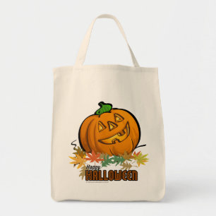 Happy Halloween Pumpkin Tote Bag