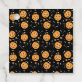 Happy Halloween Pumpkin Trick or treat Bucket Bedankjes Labels (Voorkant)