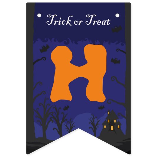 Happy Halloween Pumpkin Vlaggetjes (Tweede vlag)