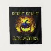 Happy Halloween Pumpkin Wandkleed (Voorkant)