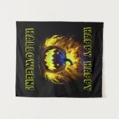 Happy Halloween Pumpkin Wandkleed (Voorkant (horizontaal))