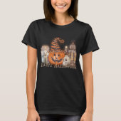 Happy Halloween Pumpkin Waterverf T-shirt (Voorkant)