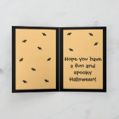 Happy Halloween - Pumpkin Witch Kaart (Binnen)