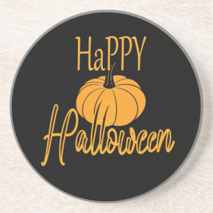 Happy Halloween Pumpkin Zandsteen Onderzetter