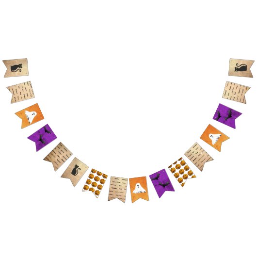 Happy Halloween Pumpkin, zwarte kat, Ghost Banner (Alle)