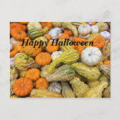 Happy Halloween Pumpkins Briefkaart (Voorkant)