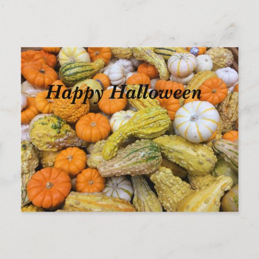 Happy Halloween Pumpkins Briefkaart (Voorkant)