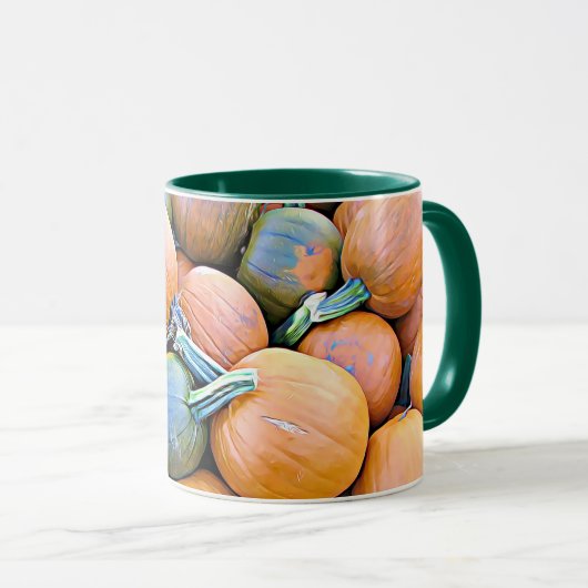 Happy Halloween Pumpkins Coffee Mok (Voorkant rechts)