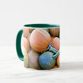 Happy Halloween Pumpkins Coffee Mok (Voorkant links)