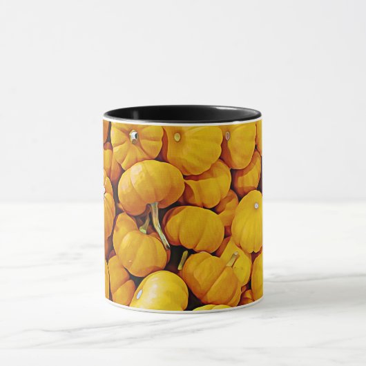 Happy Halloween Pumpkins Coffee Mok (Midden)