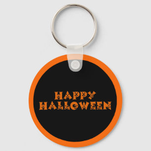 Happy Halloween Pumpkins Sleutelhanger