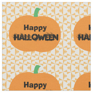 Happy Halloween Pumpkins Stof