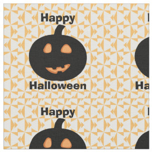Happy Halloween Pumpkins Stof