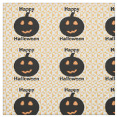 Happy Halloween Pumpkins Stof (Swatch)