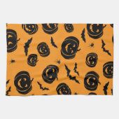 Happy Halloween Pumpkins Theedoek (Horizontaal)